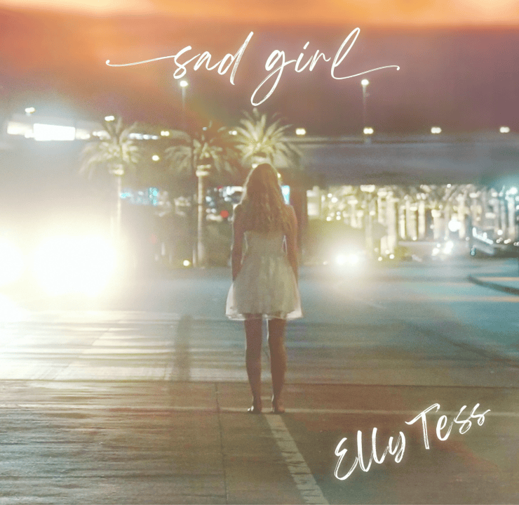 Elly Tess sad girl single cover artwork