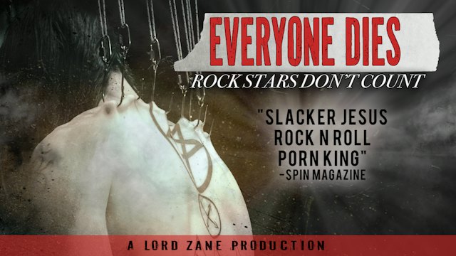 Everyone Dies – Rockstars Don't Count documentary artwork