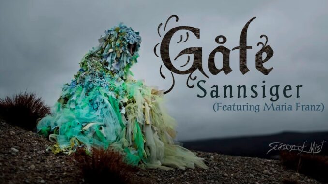 Gåte – Sannsiger featuring Maria Franz official music video artwork