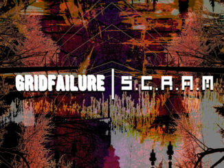 GRIDFAILURE and S.C.R.A.M. split EP cover artwork featuring Systemwide Anomaly