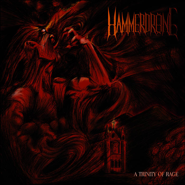 Hammerdrone A Trinity of Rage EP artwork