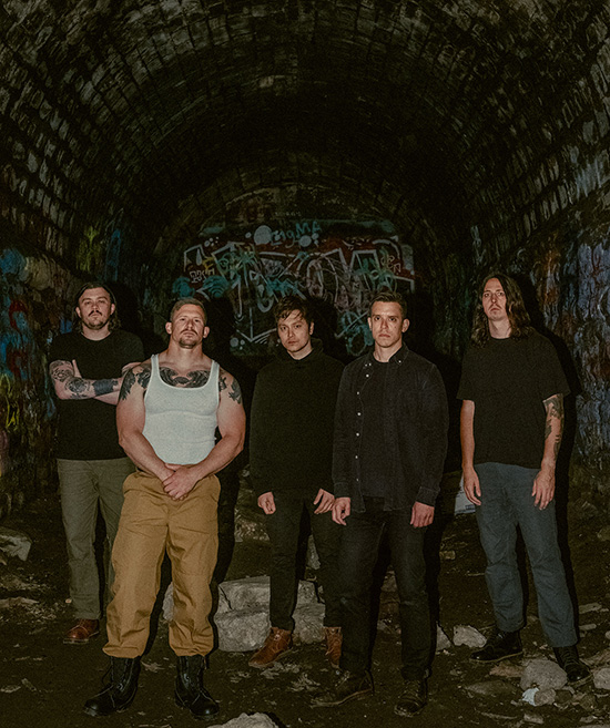 Harm's Way promotional photo for “Undertow” featuring King Woman