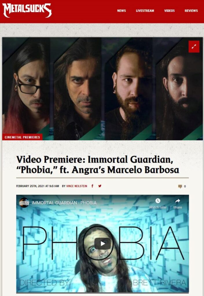 Immortal Guardian Phobia publicity image