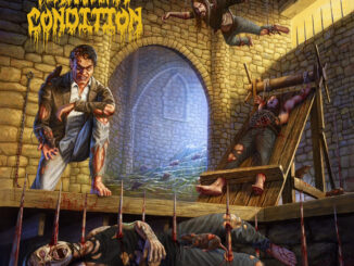 INHUMAN CONDITION – Mind Trap album cover artwork by Dan “Babe Ruth” Goldsworthy