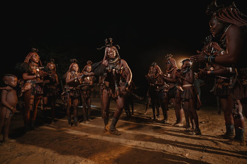 IVE Experience electronic music performance with the Himba tribe in Namibia