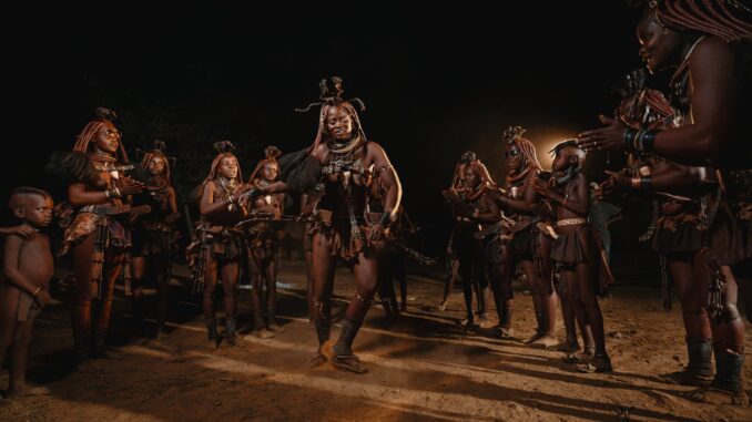 IVE Experience electronic music performance with the Himba tribe in Namibia