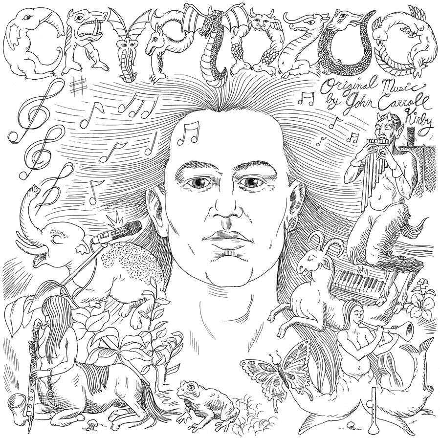 John Carroll Kirby Cryptozoo Original Motion Picture Soundtrack publicity artwork