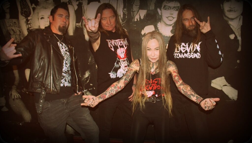 Küntsquäd band publicity photo for Wormholedeath signing announcement