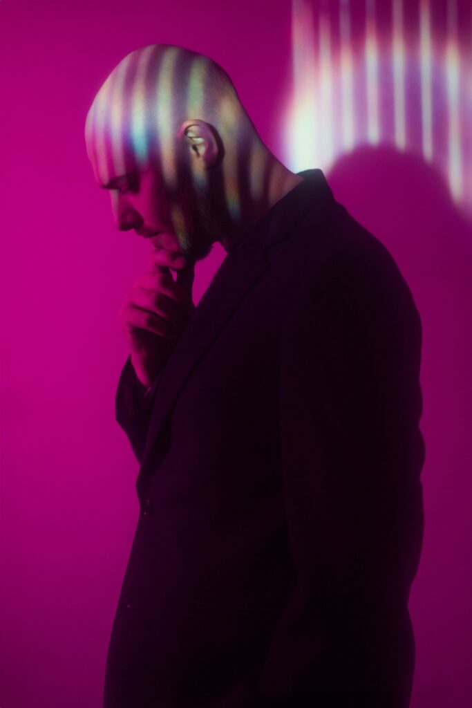Marc-E official promotional artist photo for coverage of the album “Catharsis”