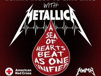 Metallica and American Red Cross M72 blood drive artwork