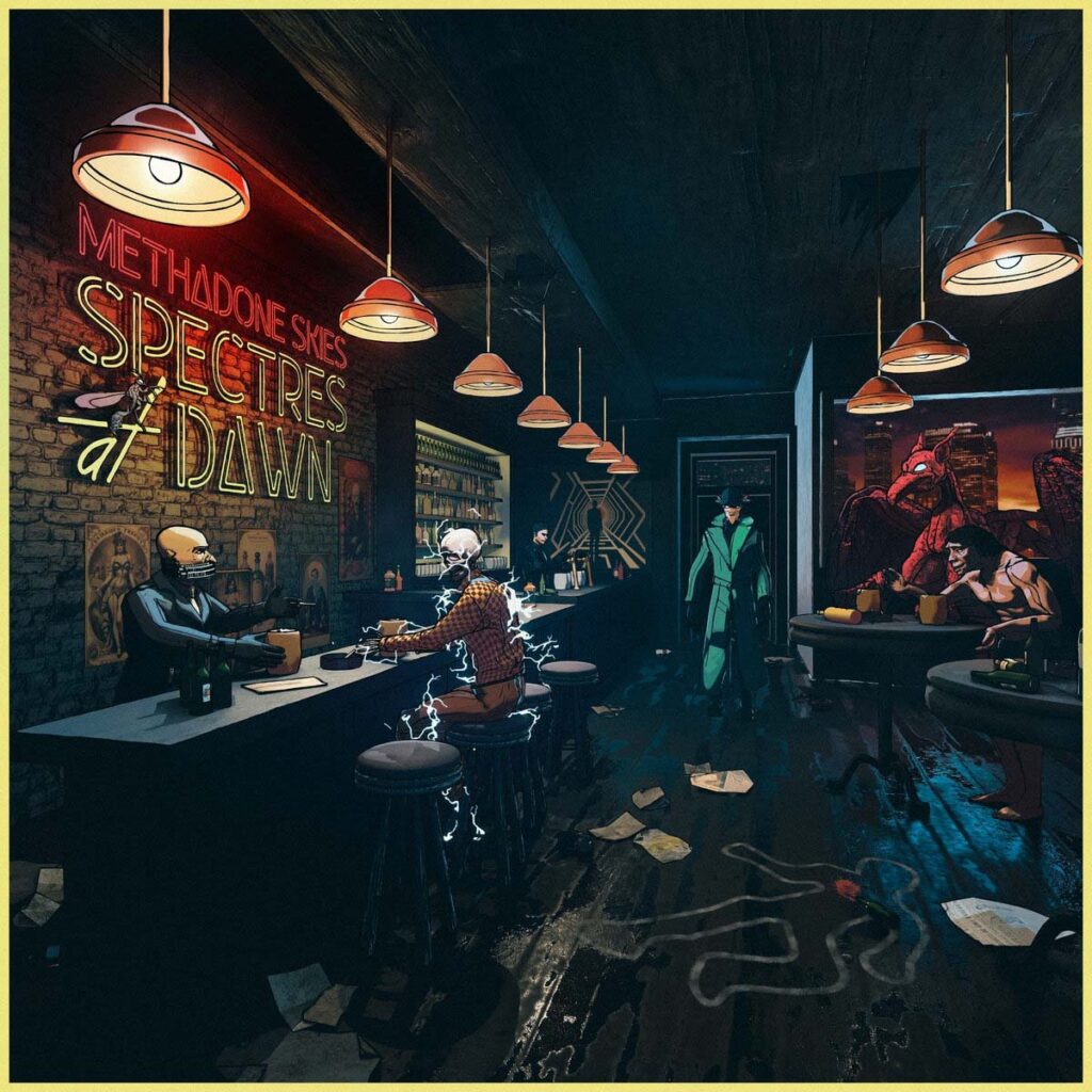 METHADONE SKIES – Spectres at Dawn album artwork