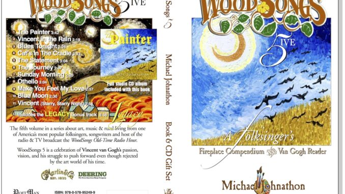 Michael Johnathon – WoodSongs 5: A Folksinger’s Fireplace Compendium & Van Gogh Reader cover