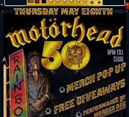 Motörhead Day 2025 at Rainbow Bar & Grill official event poster