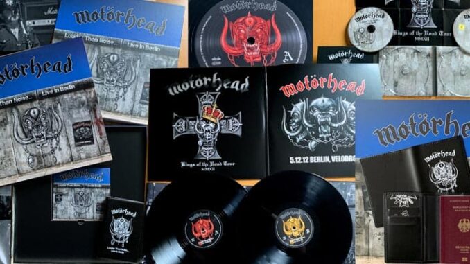 Motörhead – Louder Than Noise… Live in Berlin official release artwork and formats
