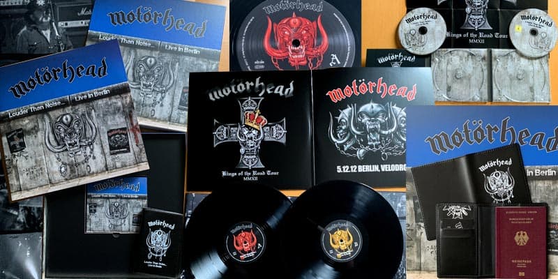 Motörhead – Louder Than Noise… Live in Berlin official release artwork and formats