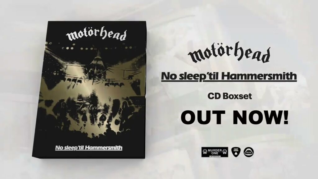 Motörhead – No Sleep 'Til Hammersmith 40th Anniversary official release
