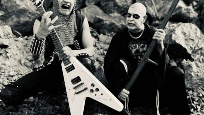 NATTSKRI promotional photo for Blasfemisk Kängthrash