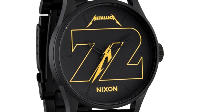 Nixon x Metallica 72 Seasons Sentry Watch from Metallica's second Nixon collection