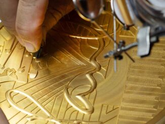Paul McCartney 5 kilogram gold coin being finished at The Royal Mint
