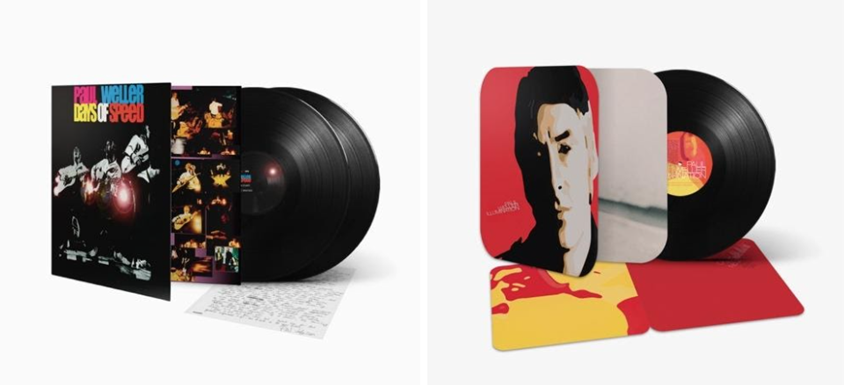 Paul Weller publicity artwork for Days Of Speed and Illumination vinyl reissues