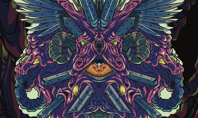 RIKETS – Tales from the Construct AlphAA v.1 EP artwork by OMGXERO