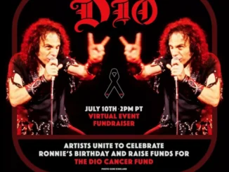 Stand Up and Shout for Ronnie James Dio’s Birthday virtual fundraiser poster