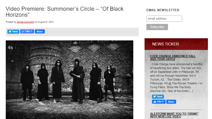 Summoner’s Circle “Chaos Vector” publicity artwork
