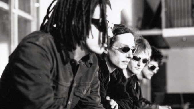 SWERVEDRIVER publicity photo for Doremi Faso Latido vinyl release