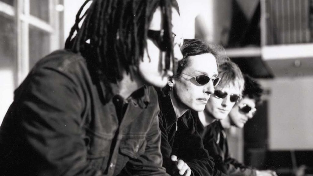 SWERVEDRIVER publicity photo for Doremi Faso Latido vinyl release