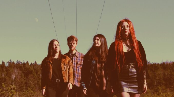 TERRA BLACK official publicity photo for the Tethers single release