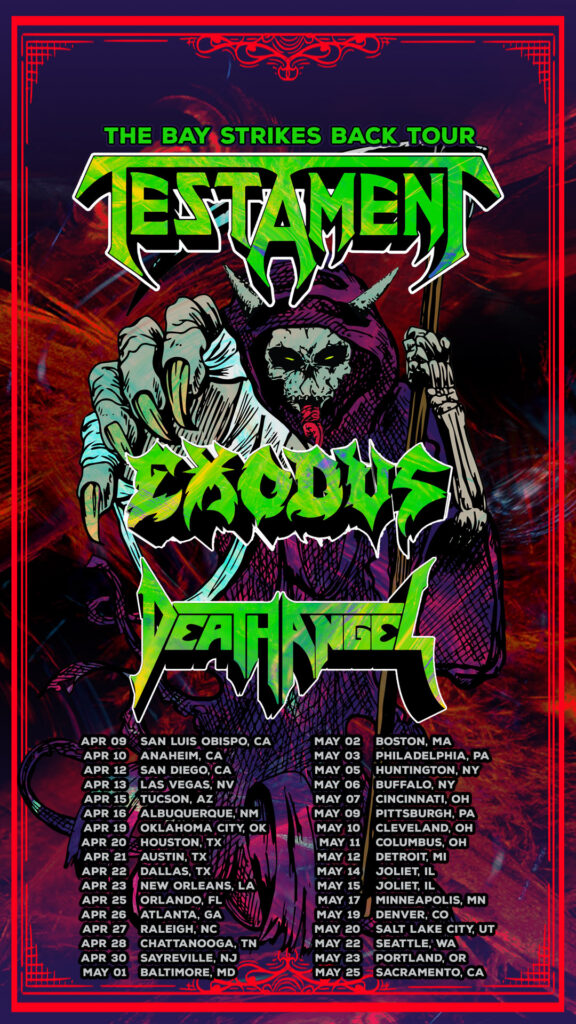 TESTAMENT Dave Lombardo drummer announcement 2022