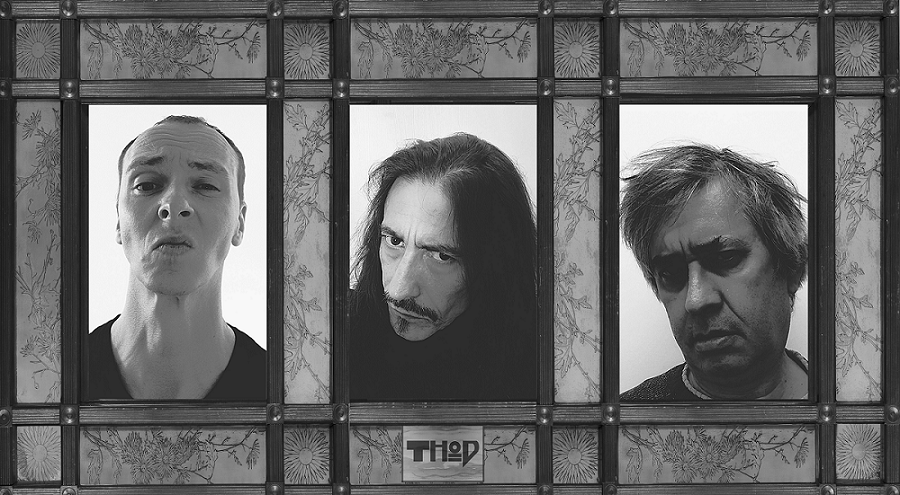 THOD band publicity photo for Wormholedeath signing announcement