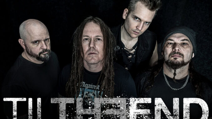 TIL THE END — Lifeforce Records signing publicity image
