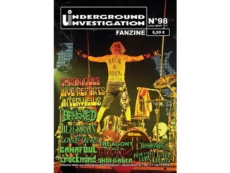 UNDERGROUND INVESTIGATION Fanzine No. 98 cover