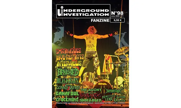 UNDERGROUND INVESTIGATION Fanzine No. 98 cover