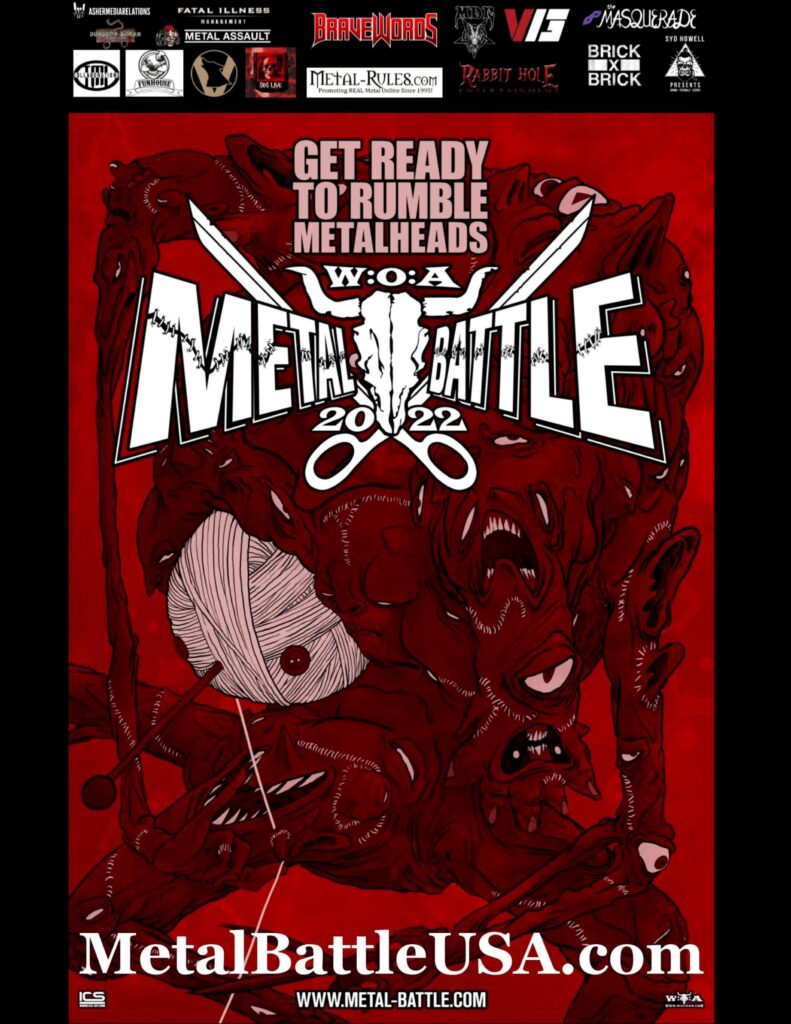 Wacken Metal Battle USA 2022 promotional graphic
