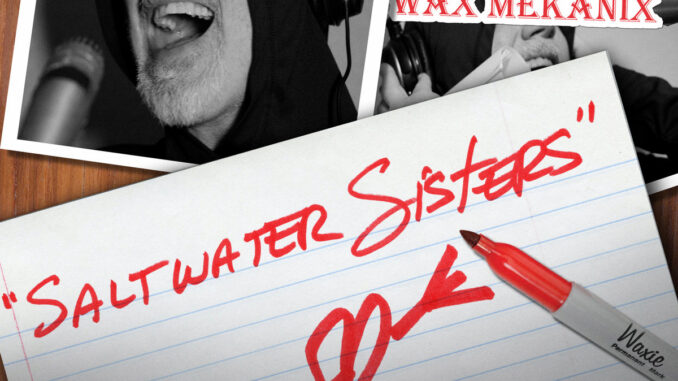 WAX MEKANIX Saltwater Sisters single cover artwork