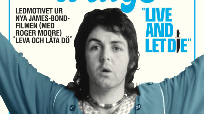 Wings – Live and Let Die official single artwork