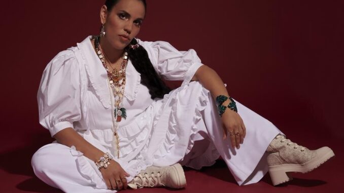 Xenia Rubinos publicity photo for Working All The Time and Una Rosa
