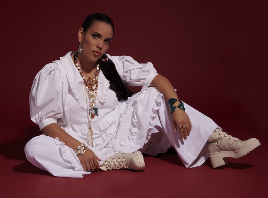 Xenia Rubinos publicity photo for Working All The Time and Una Rosa